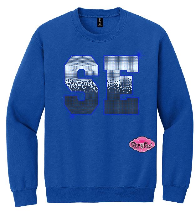 SE Spirit Enhancers Ombre Adult Crewneck