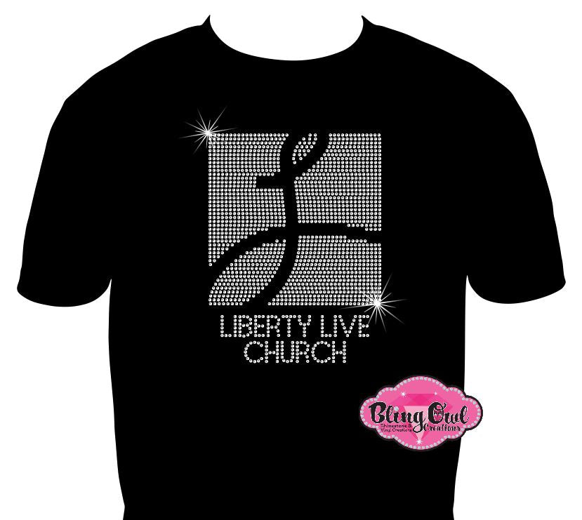 Liberty Live Church (Rhinestone design)