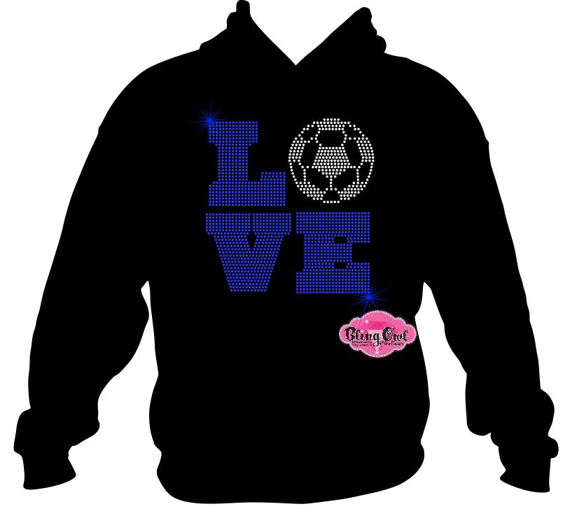 soccer_mom love soccer spirit_wear rhinestones sparkle bling