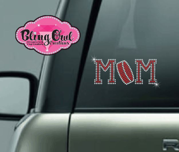Hockey Mom Puck Decal sticker hard surface windows mirrors glass laptops notebooks team spirit rink.