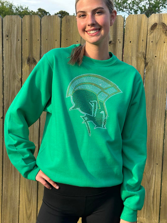 NSU Spartans Bling Crewneck Sweatshirt