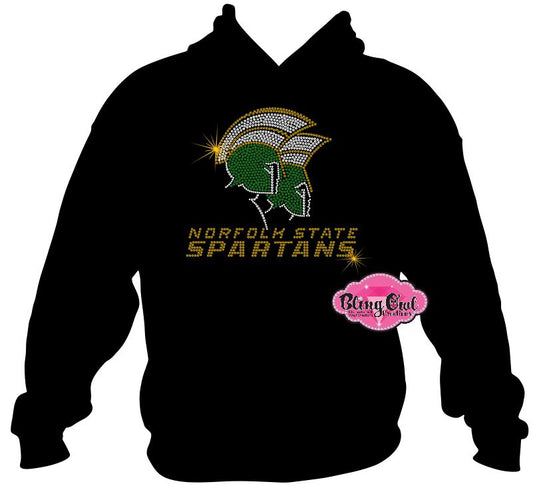 NSU Norfolk State Spartans Logo Hoodie