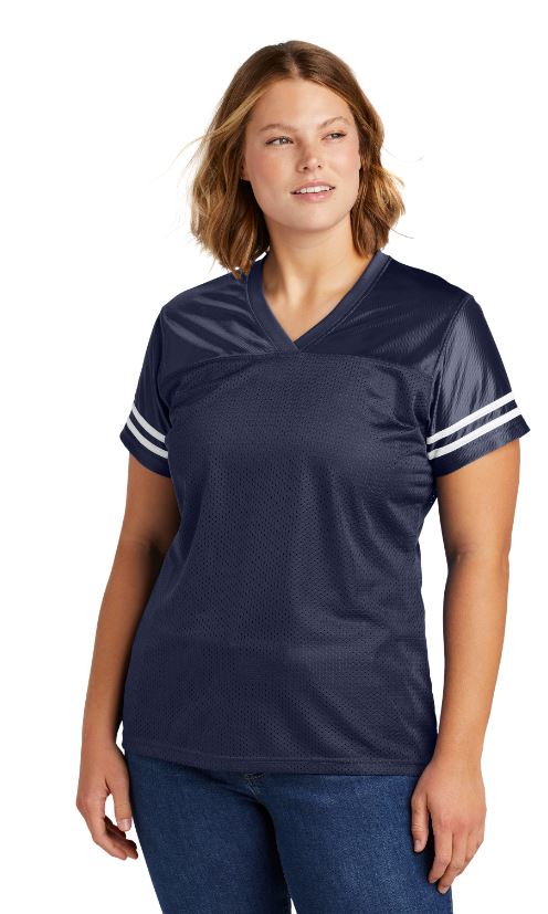 Curve Cheer Bow Football Jersey