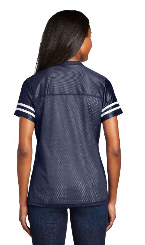 Curve Cheer Bow Football Jersey
