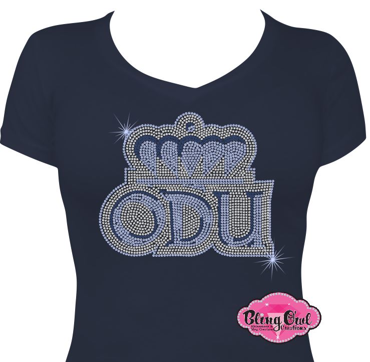 ODU Crown Vneck Short Sleeve Fitted