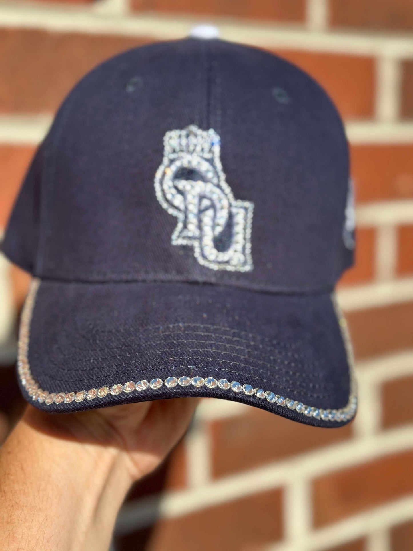 ODU Logo Bling Hat Navy Blue - Licensed