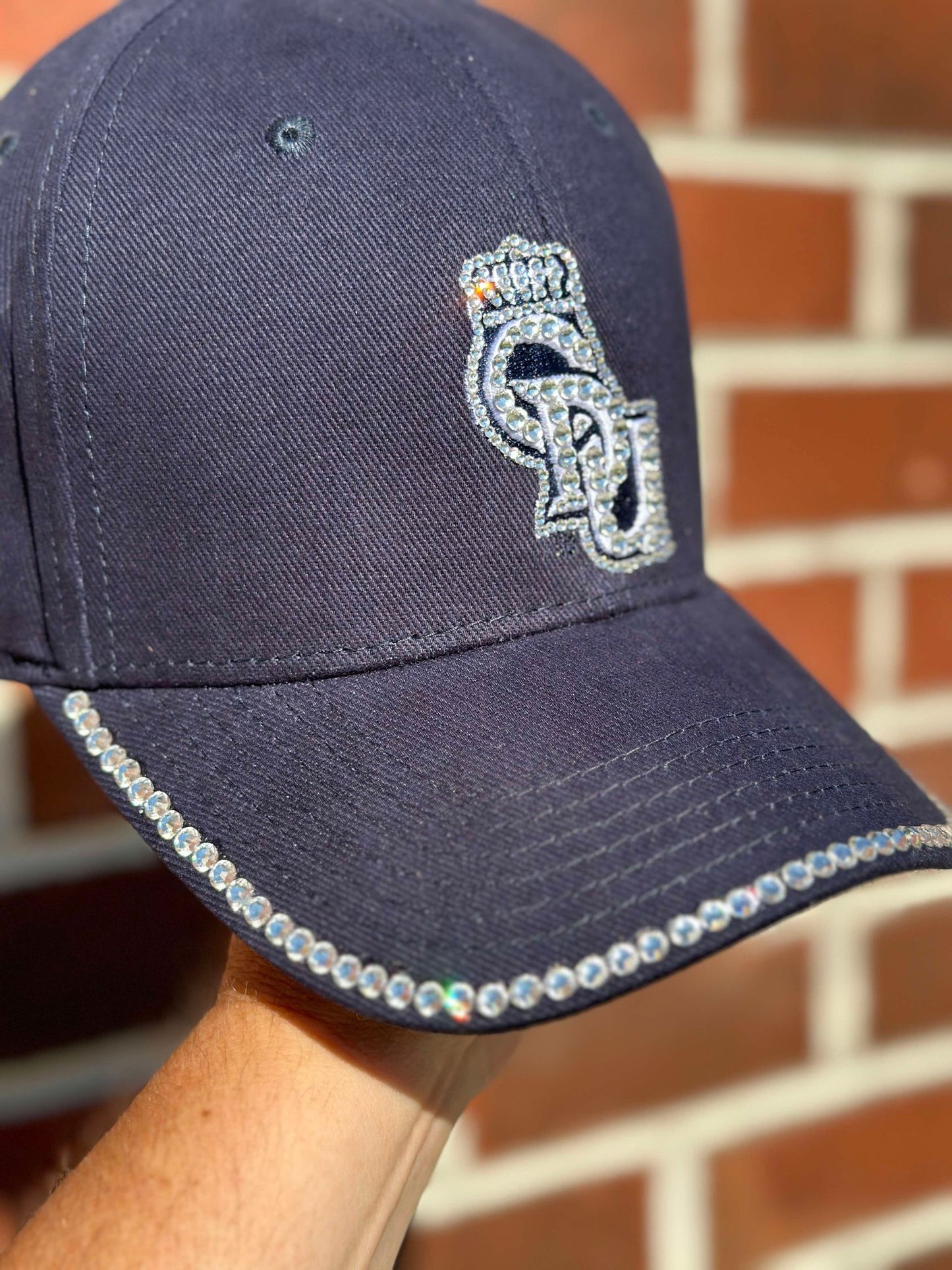 ODU Logo Bling Hat Navy Blue - Licensed