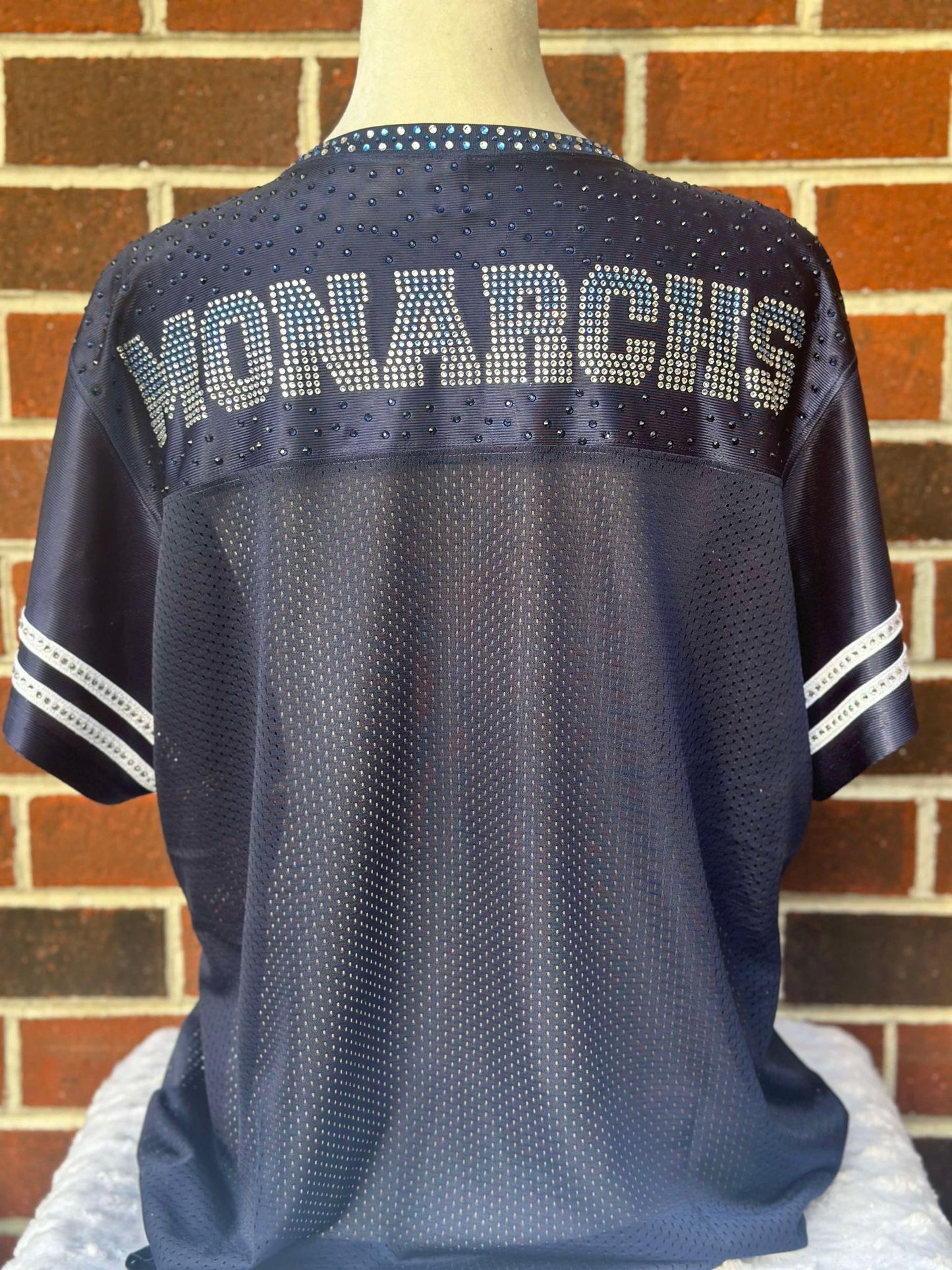 ODU Football Bling Jersey Womens Fitted