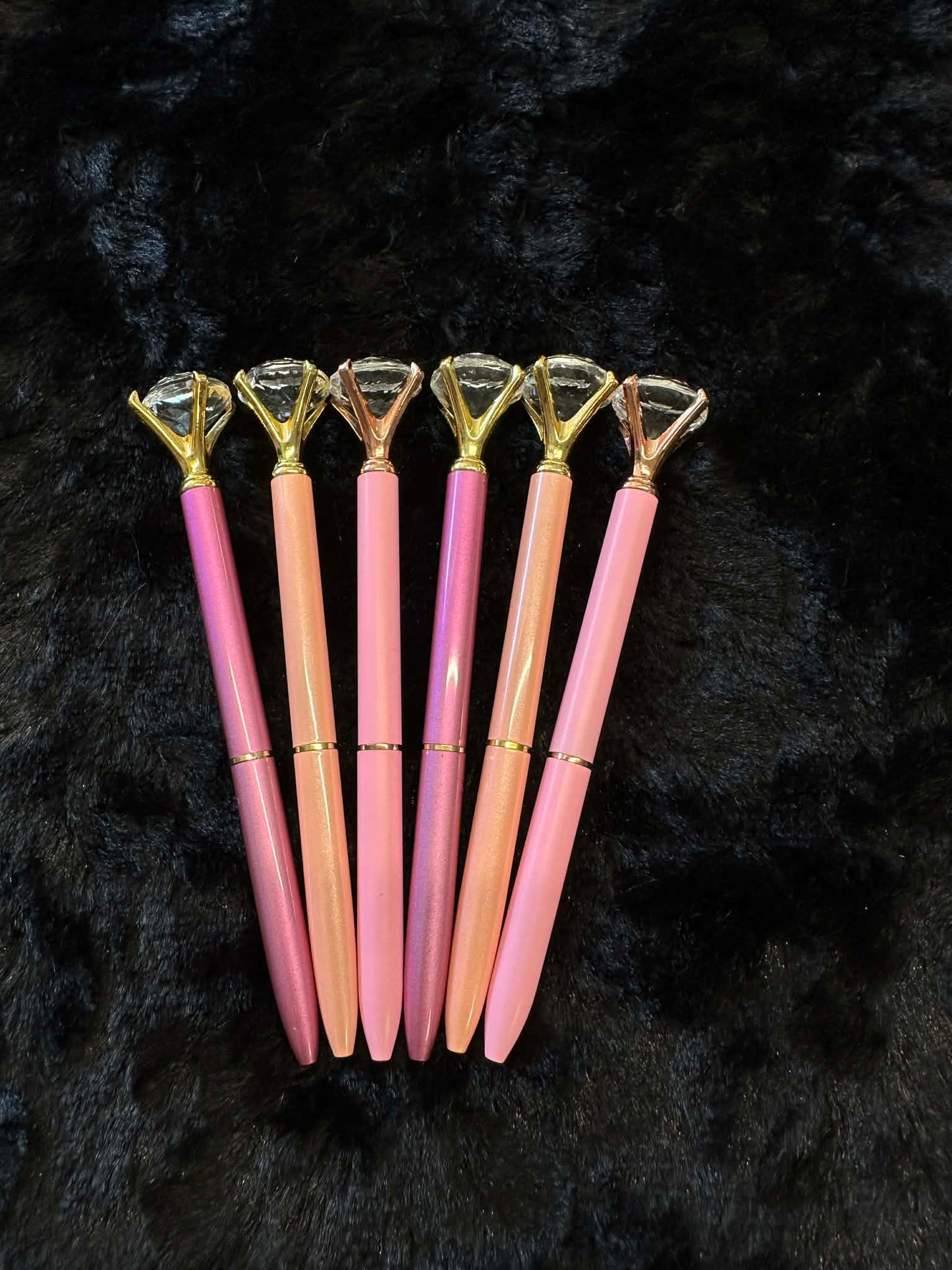 Diamond Ballpoint Pens - Pink