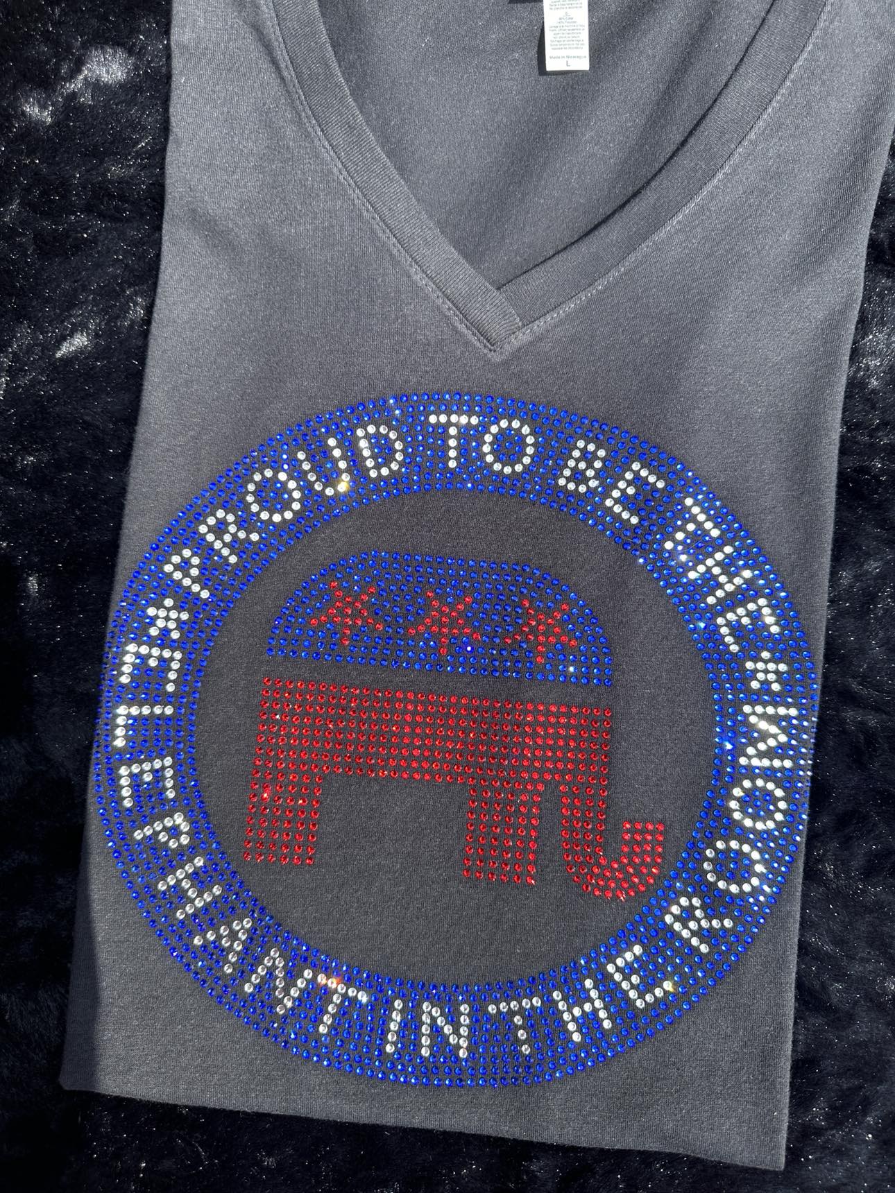 Proud Elephant in the Room Republican (Rhinestone)