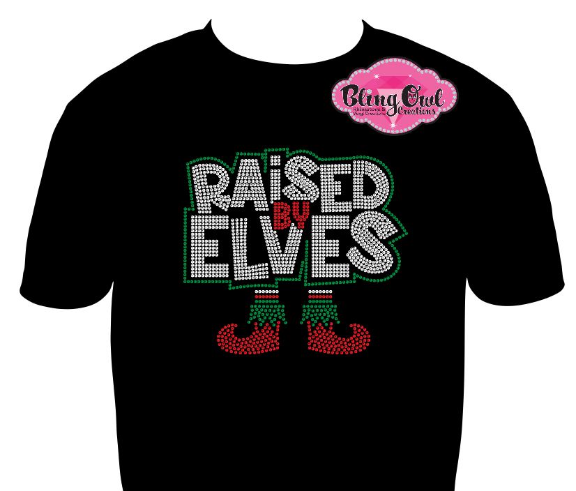 Raised by Elves (Rhinestones)