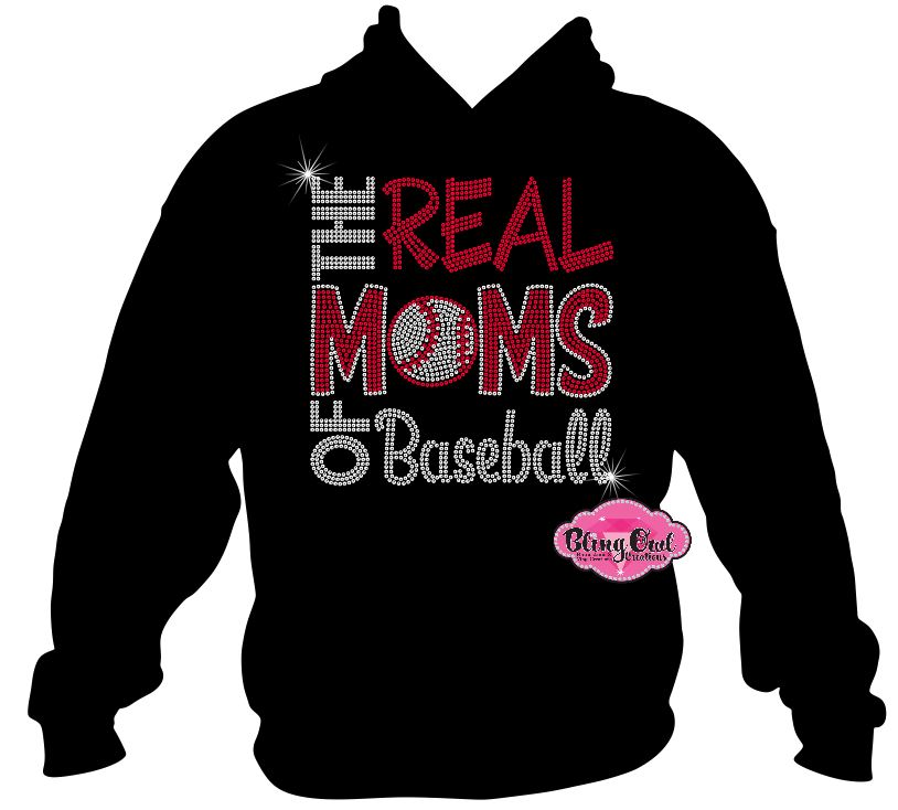 real moms of baseball shirts gameday tshirts rhinestones sparkle bling