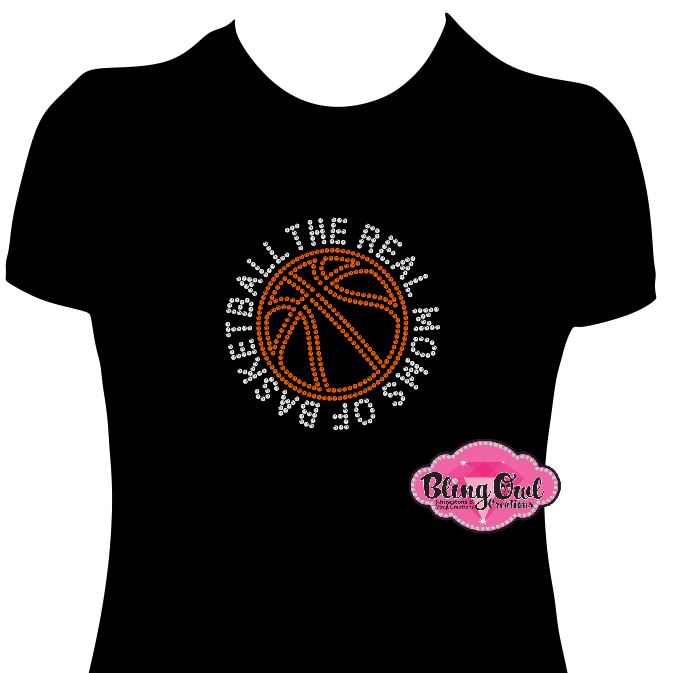 basketball_mom spirit_wear black shirt rhinestones sparkle bling