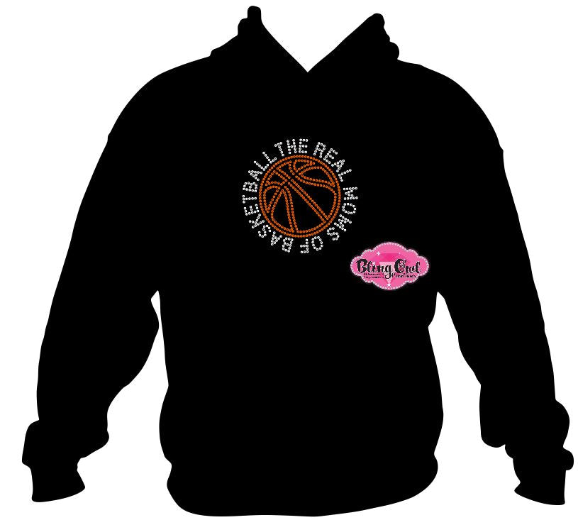 basketball_mom spirit_wear black shirt rhinestones sparkle bling