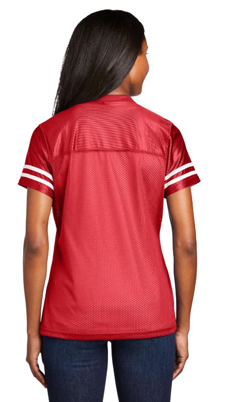 Football Team Name - Half Ball Football Jersey