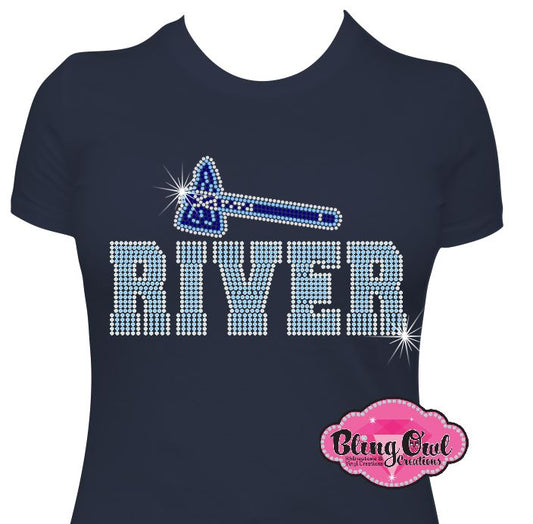 indian_river braves tomahawk mascot school_spirit_wear rhinestones sparkle bling