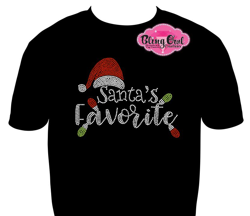 Santa's Favorite (Rhinestone Design)