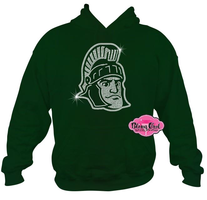 MSU Sparty Rhinestone Sweatshirt