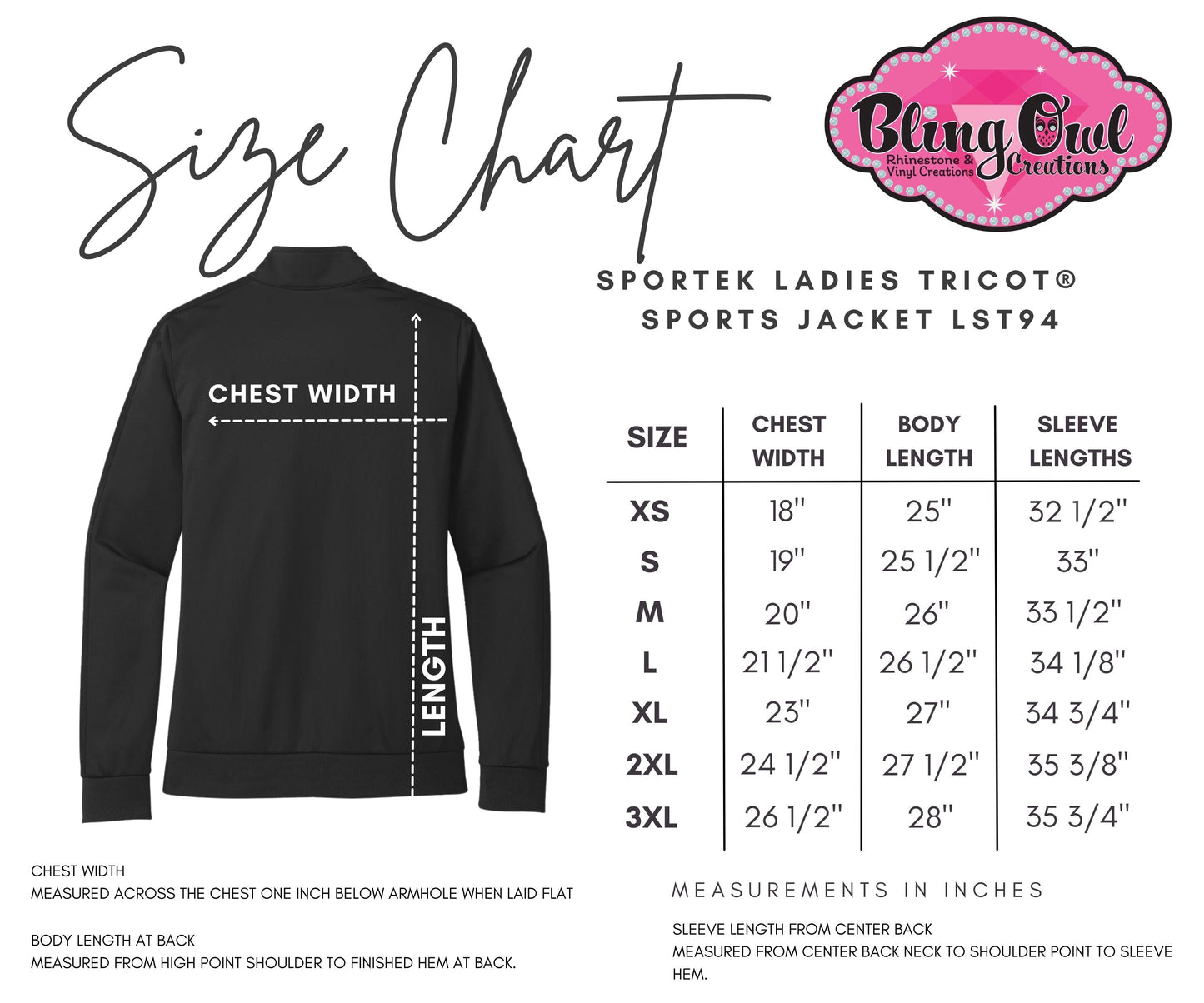 Dynamic Dance Large Logo Jacket (Rhinestone Design)
