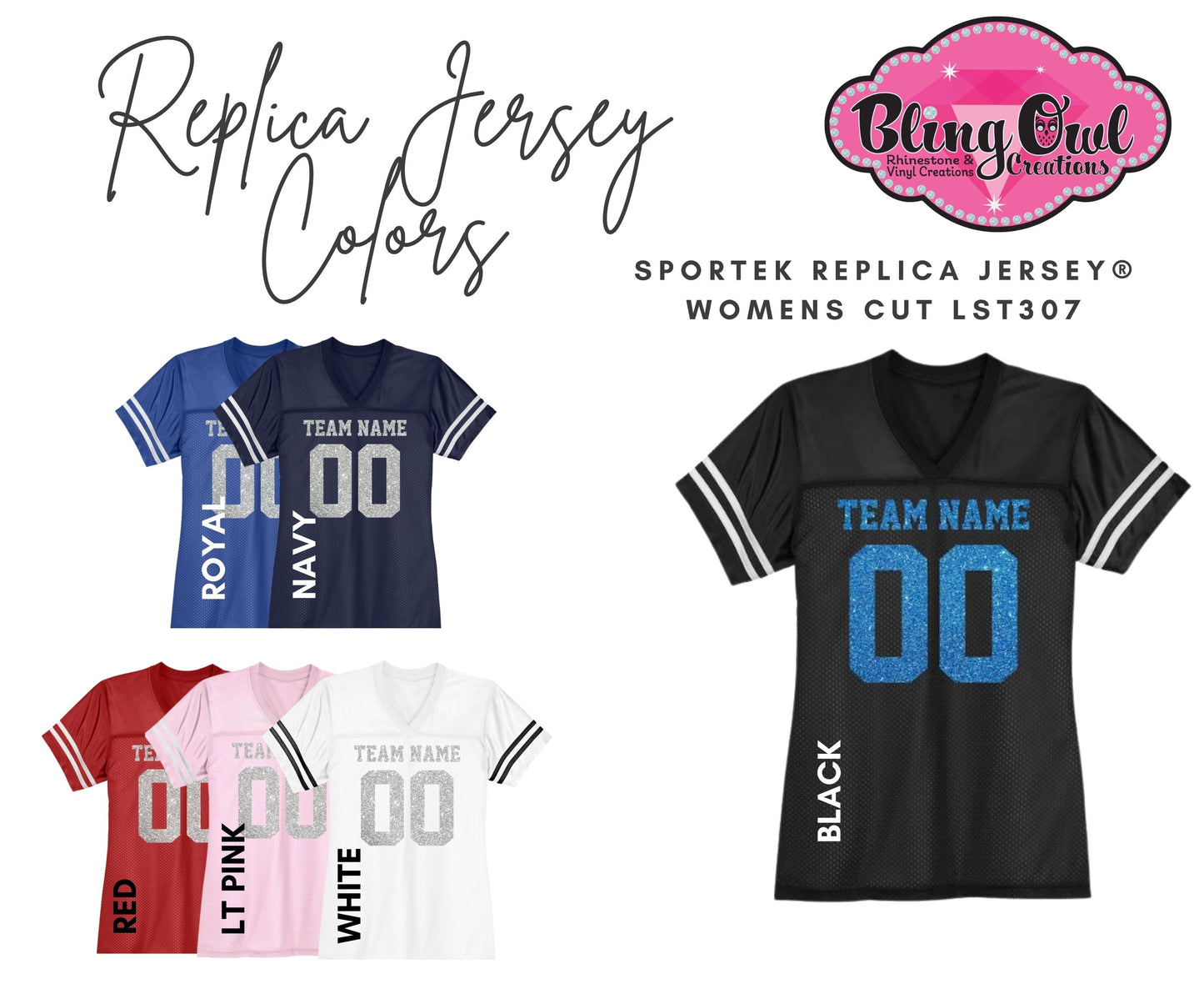 Curve Cheer Bow Football Jersey