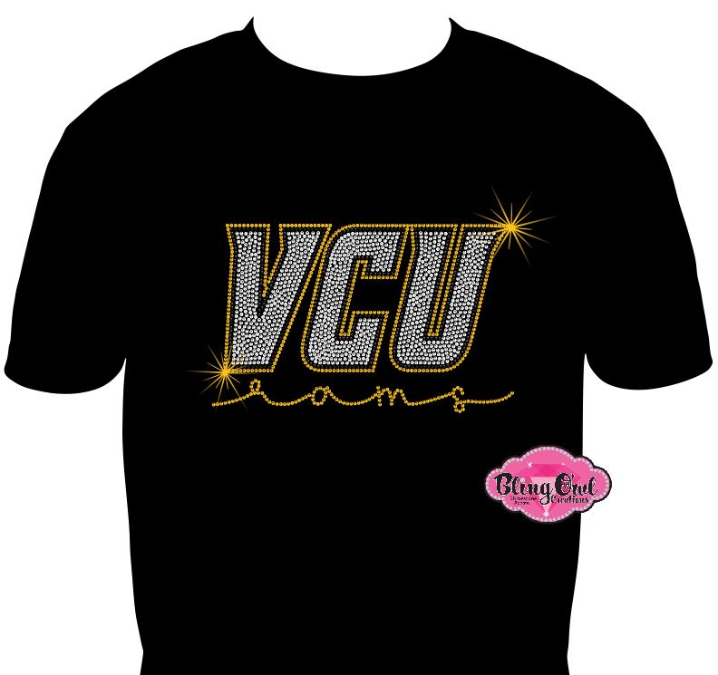 VCU Rams script underneath Unisex Short Sleeve