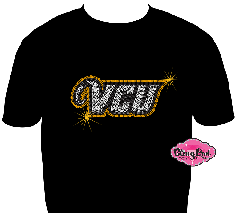VCU Rams script underneath Unisex Short Sleeve