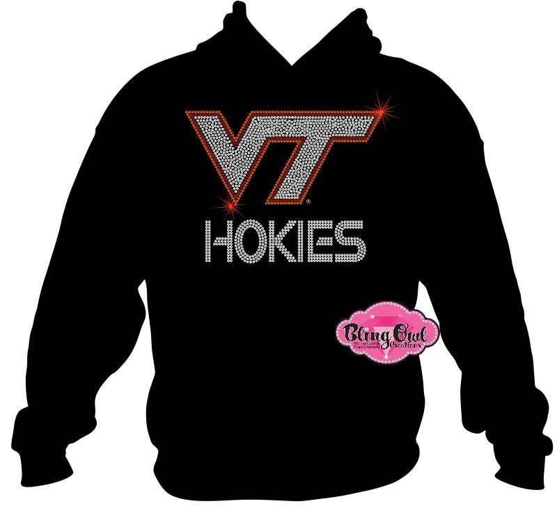 VT Virginia Tech Hokies Logo Hoodie Sweatshirt