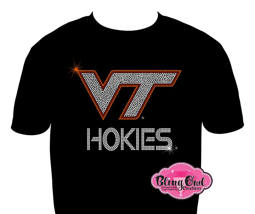 VT Virginia Tech Hokies Logo Scoop Neck Tee