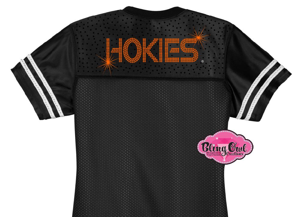 Virginia Tech Football Bling Jersey