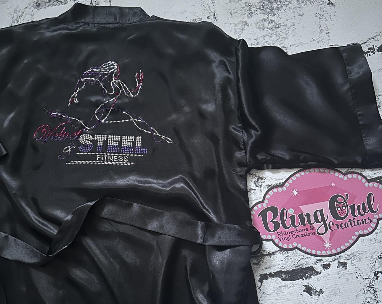 Satin Robe - Design your Own Logo