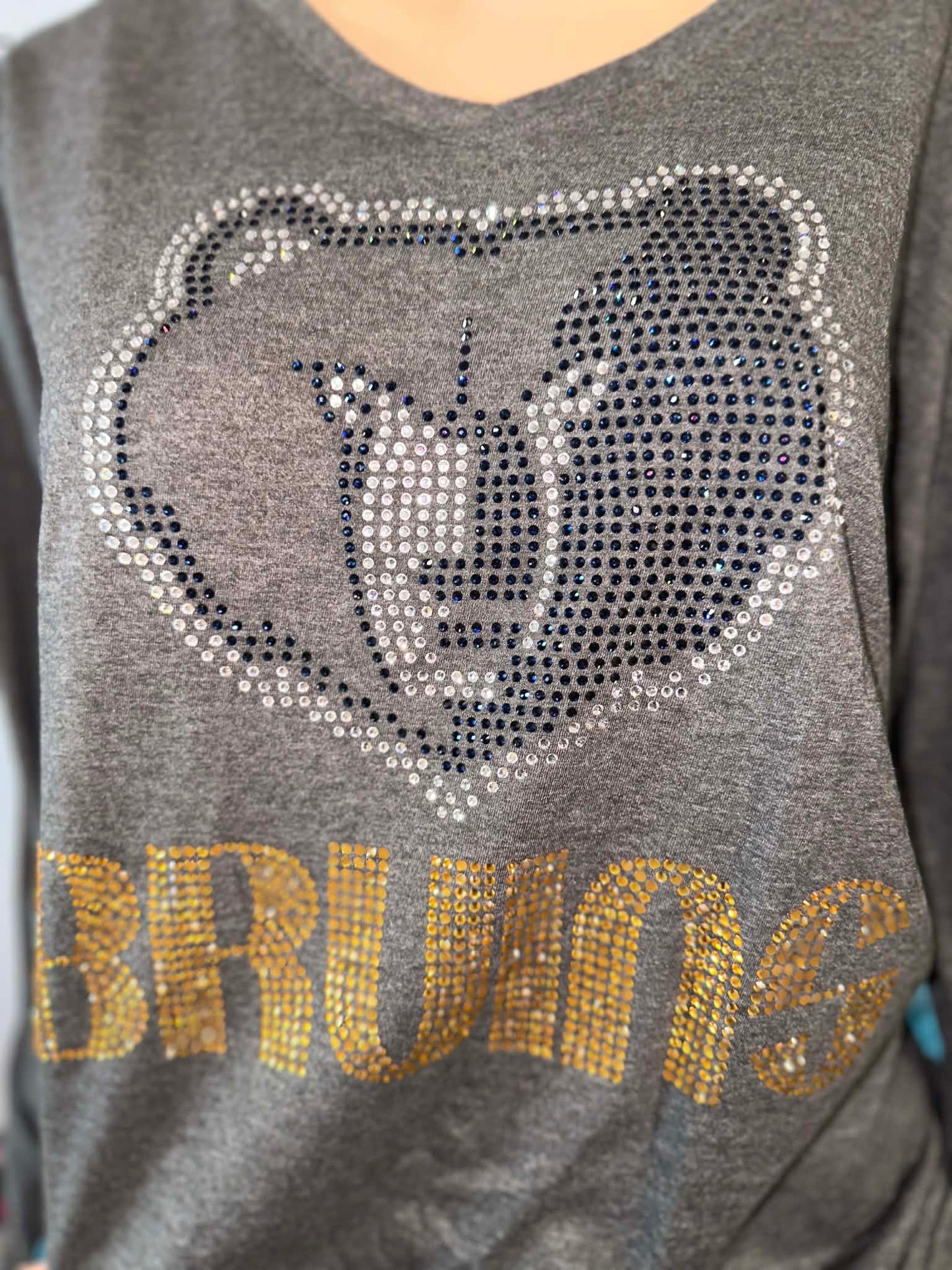 Bruins Face Long Sleeve Adult Unisex (Sample)