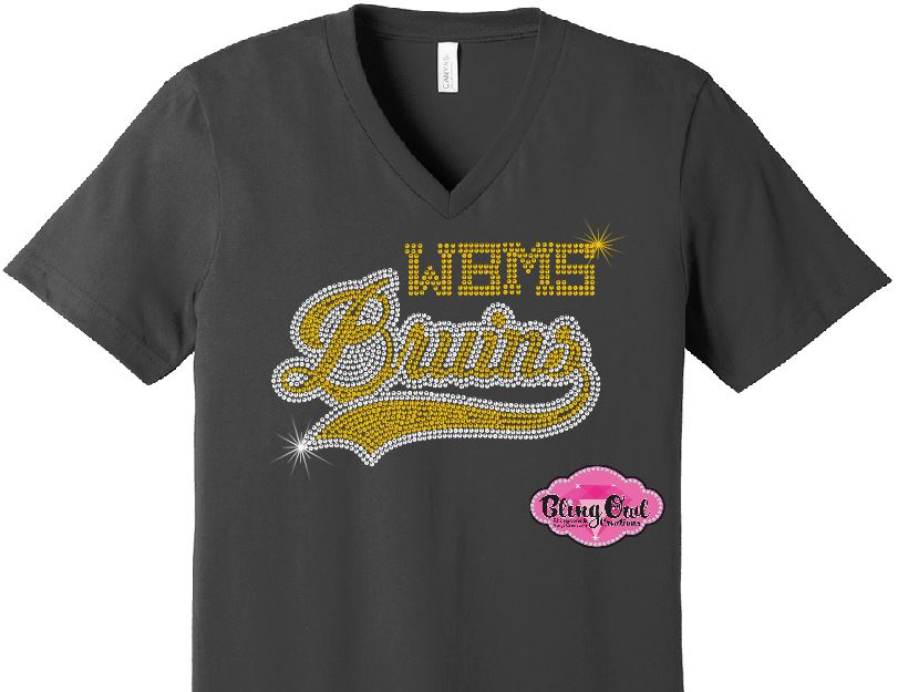 Bruins Swoosh Vneck Unisex Adult
