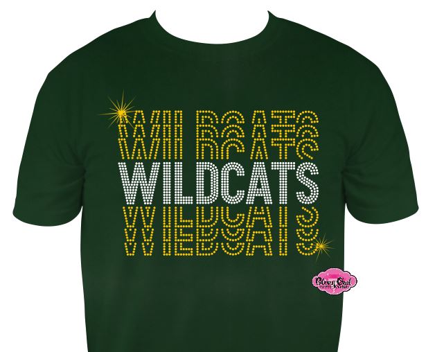 Any Mascot Stack Name Design (Rhinestone Design)