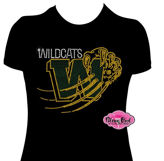 GB Wildcats Claw (Rhinestone Design)