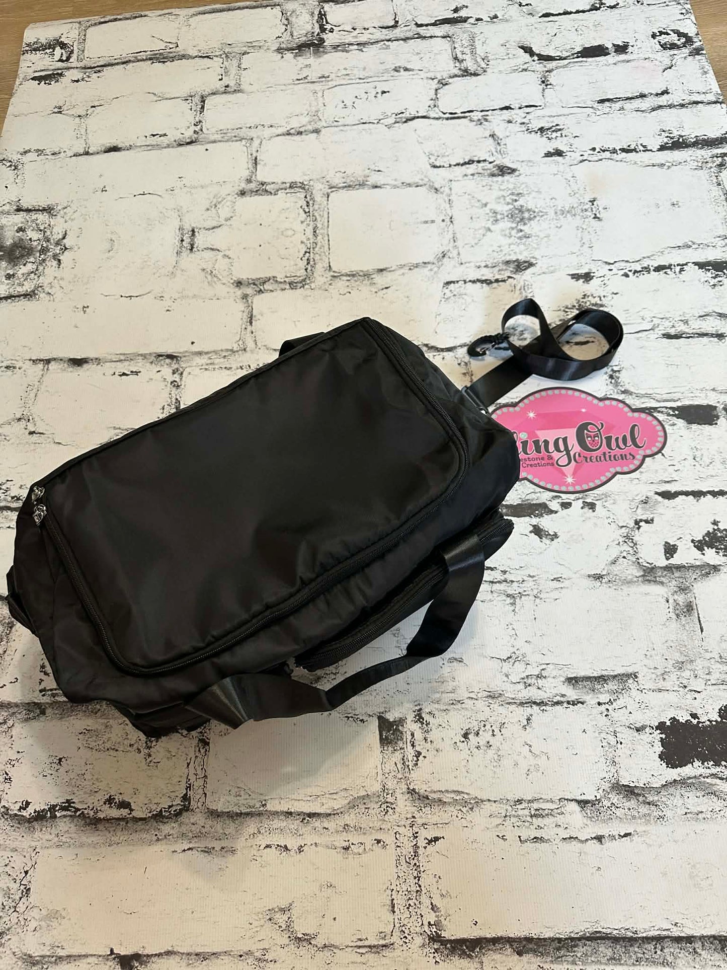 Team Duffle Bag - Top Rhinestone Logo