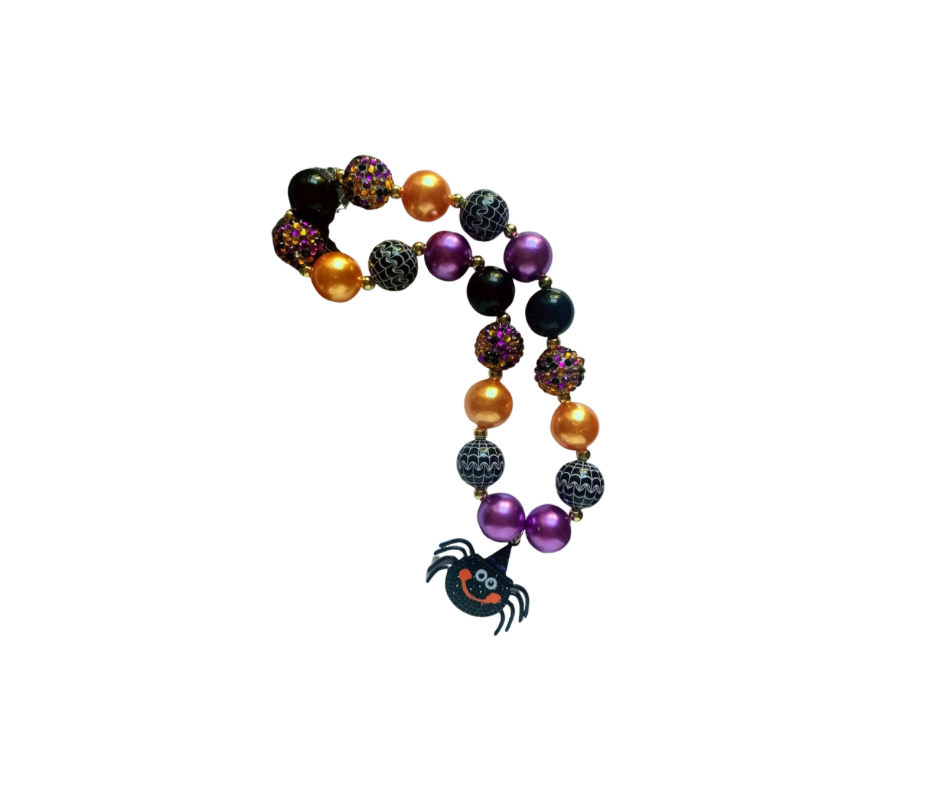 spider bubble necklace - young girl accessories