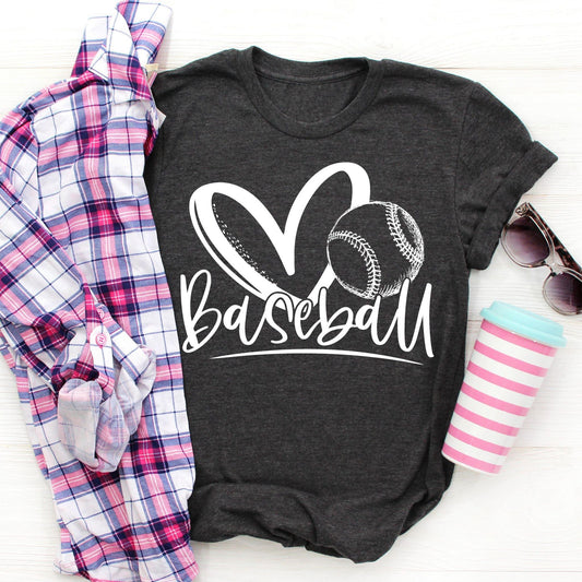 baseball_heart_tees comfortable t-shirts everyday_wear loud and proud_show love for the game