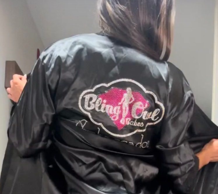 satin_robe_design_your_logo body_building_bikini_competition_cover_up personalized_customized rhinestones sparkles bling