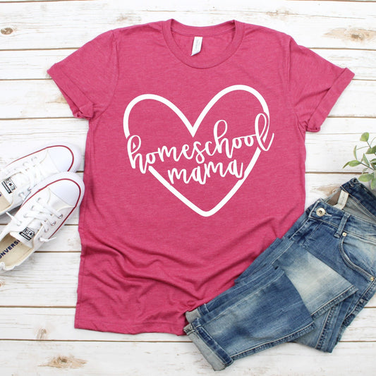 homeschool_mama specialty tee casual wear everyday tshirt comfortable shirt