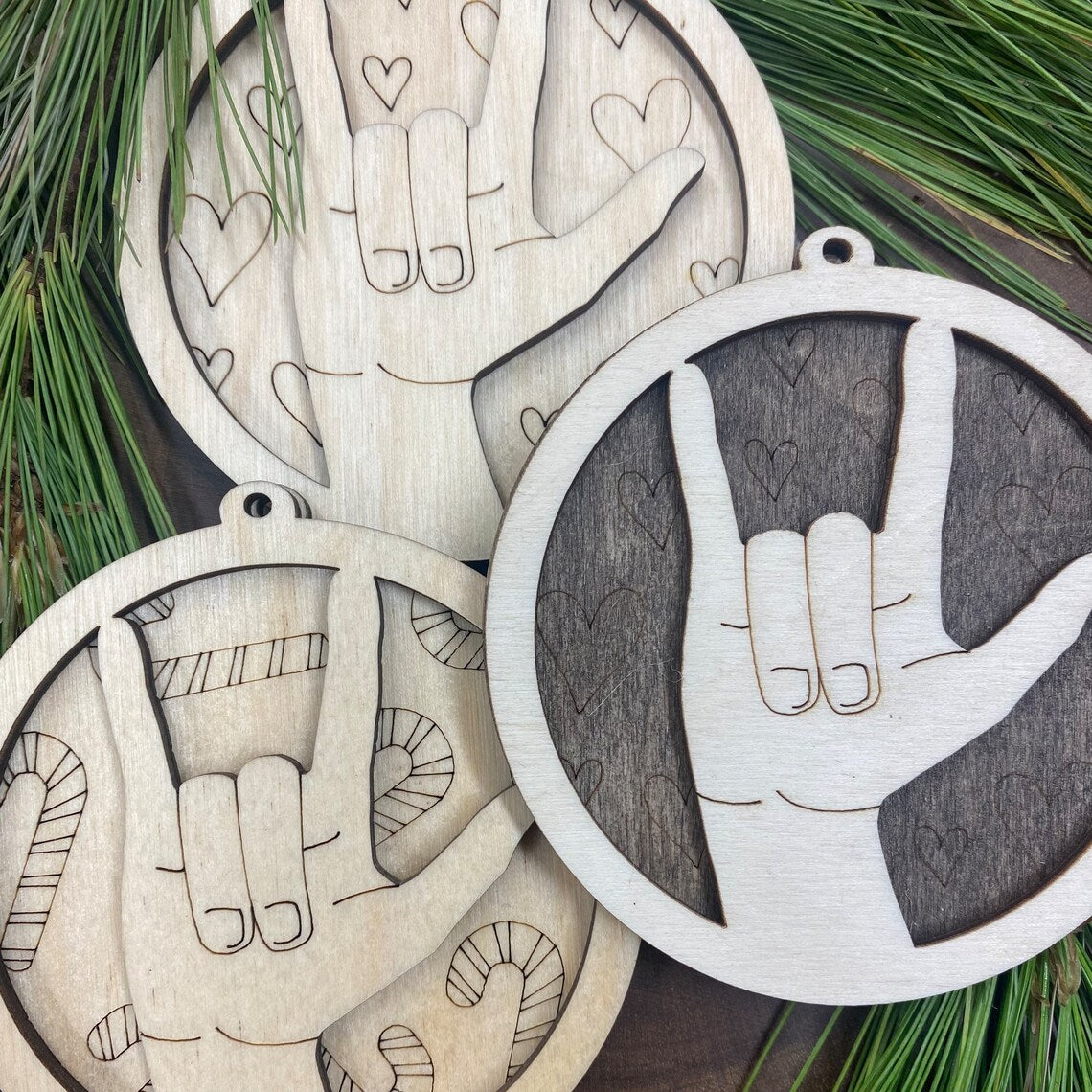 I_love_you ornament American Sign Language ASL