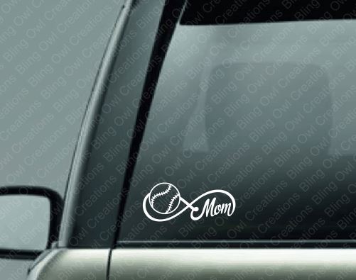 baseball_mom infinity decal