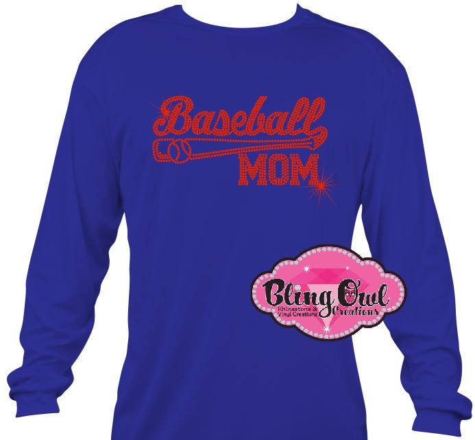 baseball_mom spirit_wear rhinestones sparkle bling