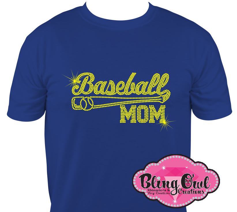 baseball_mom spirit_wear rhinestones sparkle bling
