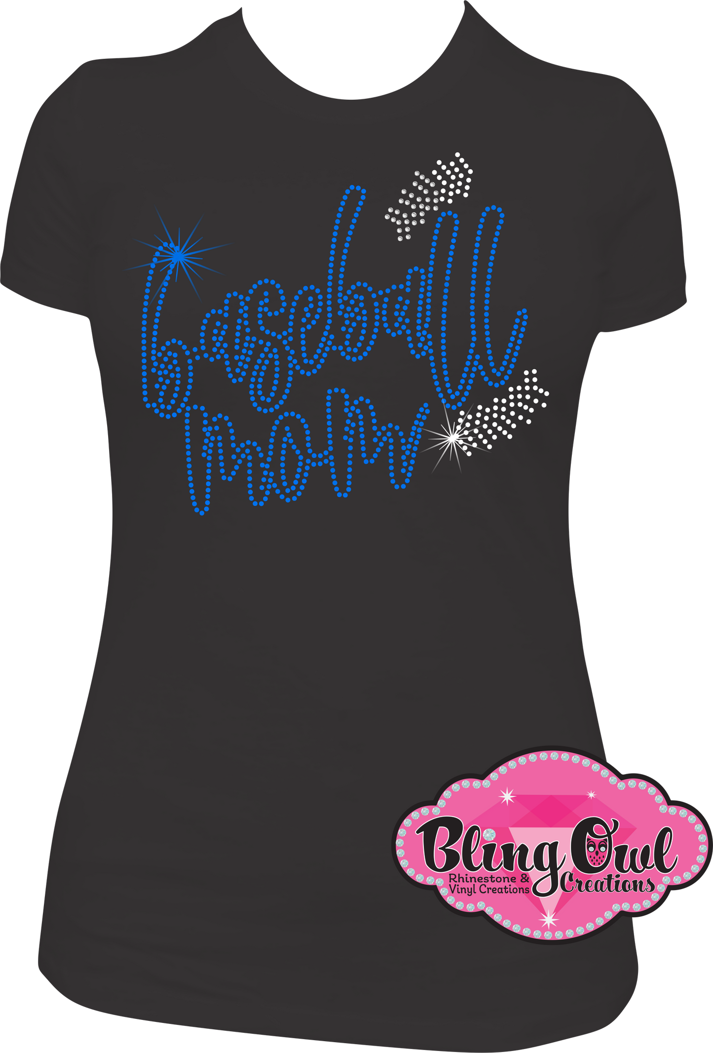 baatlantic_shores baseball_mom spirit_wear rhinestones sparkle bling transfer