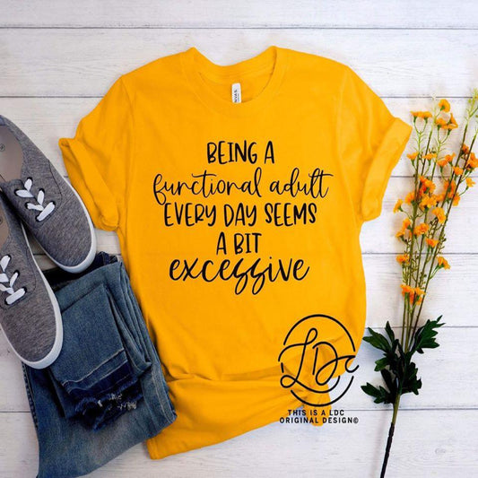 functional_adult specialty tee casual shirt everyday tshirt