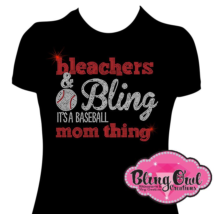 bleachers_bling_baseball_mom shirts gameday tshirts rhinestones sparkle bling
