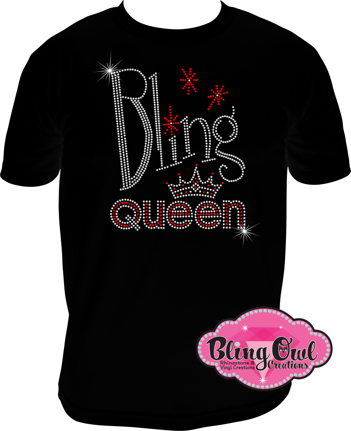 girl_trip diva queen birthday rhinestones sparkle bling transfer