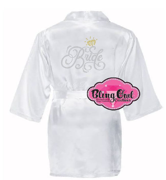 The Bride Ring 1 Robe (Rhinestone Design)