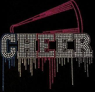 cheer spirit_wear rhinestones sparkle bling transfer