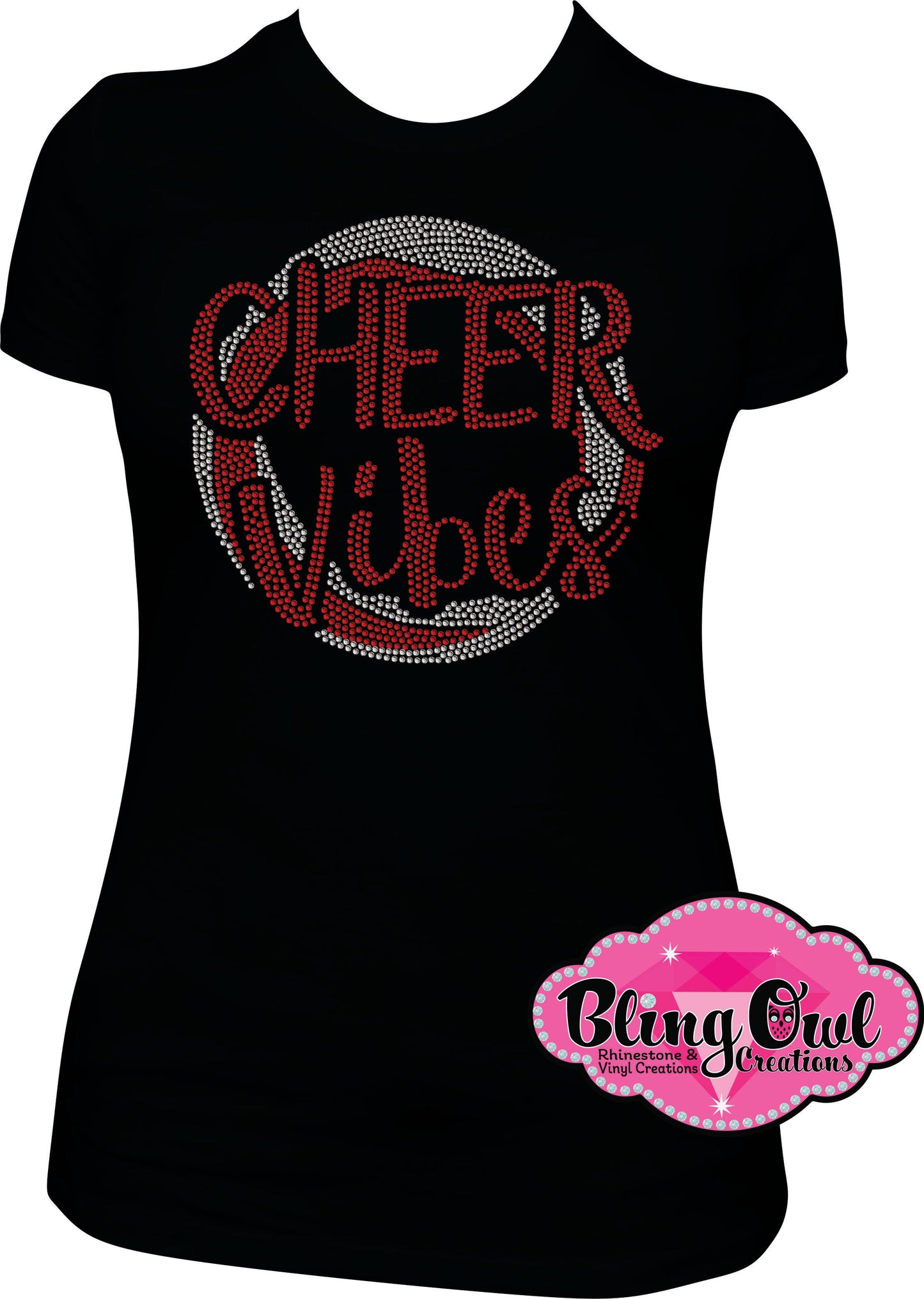 cheer_vibes school_spiritwear rhinestones sparkle bling transfer